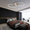 LED Deckenleuchte, 2 Ringe oval, L 70 cm Bild 2