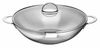 Schulte-Ufer Wok Wave, Pfanne, inkl. Ablagegitter und Glasdeckel, Edelstahl, 32 cm, 66525-32 Bild 4