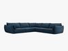 Micadoni Ecksofa Kaelle 7-Sitzer Chenille Over The Horizon Königsblau Bild 2