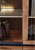 Vitrine Wild-/Zerreiche 105x42x190 Tabacco brown geölt MONTREUX #301 Bild 5