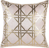 Kissen 2er Set Geometrisches Muster CASSIA 45 x 45 cm Rosa Bild 4