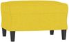 vidaXL 3-Sitzer-Sofa mit Hocker Hellgelb 180 cm Stoff 3201140 Bild 4