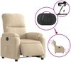 vidaXL Relaxsessel Elektrisch Creme Mikrofasergewebe 3204919 Bild 5