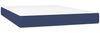 vidaXL Boxspringbett mit Matratze Blau 140x200 cm Stoff 3140063 Bild 5