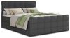 Boxspringbett Best Lux mit Fußteil, 2 Bettkästen, Bonell-Matratze und Topper, Polsterbett (Dunkelgrau (Inari 94), 140 x 200 cm) Bild 4