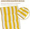 Herlag Hockerauflage Mia, Sitzauflage Hocker 50x50x5cm Gelb Gestreift Bild 4