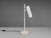 Große Tischlampe SOKA Metall Hellgrau mit schwenkbarem Spot, Höhe 50cm Bild 3