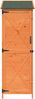 vidaXL Gartenschuppen Braun 59,5 x 56 x 176,5 cm Massivholz aus Fichte 42033479 Bild 5