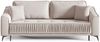Selsey 'Louisos ' 3-Sitzer Schlafsofa in Samt wasserabweisend mit schwarzen Beinen, Hellbeige Bild 5
