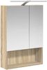 vidaXL Badezimmerspiegelschrank mit Tür Sonoma-Eiche 50 x 14,5 x 70 cm 889209 Bild 5