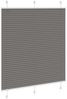 vidaXL Plissee Anthrazit 115x100 cm Stoffbreite 114,4 cm Polyester 4015078 Bild 3