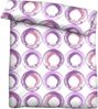 Traumhaft schlafen - Castell - Markenbettwäsche Mikrofaser Seersucker Bettwäsche 0260990 KREISE, viola, 1x 135x200 cm + 1x 80x80 cm Bild 3