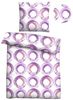 Traumhaft schlafen - Castell - Markenbettwäsche Mikrofaser Seersucker Bettwäsche 0260990 KREISE, viola, 1x 135x200 cm + 1x 80x80 cm Bild 4