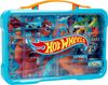 Klein Sammelkoffer Sammelvitrine für 54 Autos, mit leuchtendem Hot Wheels Logo Bild 2