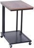 HOMCOM Beistelltisch Rollbarer Beistelltisch in C-Form Bild 3