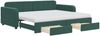 vidaXL Tagesbett Ausziehbar mit Schubladen Dunkelgrün 90x200 cm Samt 3197003 Bild 2