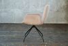 KAWOLA Stuhl NEW CHARME Drehstuhl Esszimmersessel Cord taupe 87 x 66 x 59 cm Bild 4