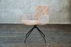 KAWOLA Stuhl NEW CHARME Drehstuhl Esszimmersessel Cord taupe 87 x 66 x 59 cm Bild 2
