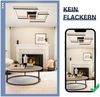 ZMH Deckenlampe LED Deckenleuchte Küche - Schwarz Wohnzimmerlampe 24W Schlafzimmerlampe Modern Design Küchenlampe 3000K Warmweiß Flurlampe für küche Schlafzimmer Flur Wohnzimmer Bild 5