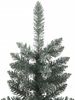 vidaXL Künstlicher Weihnachtsbaum mit Ständer Schlank Grün 150 cm PVC 345184 Bild 3