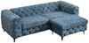 riess-ambiente 3-Sitzer MODERN BAROCK 235cm petrol - Samt, 3-Sitzer, Federkern, Chesterfield, Einzelartikel 1 Teile, Moderner Dreisitzer - ideal f. ein komfortables Wohn- od. Schlafzimmer Bild 2