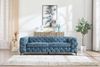 riess-ambiente 3-Sitzer MODERN BAROCK 235cm petrol - Samt, 3-Sitzer, Federkern, Chesterfield, Einzelartikel 1 Teile, Moderner Dreisitzer - ideal f. ein komfortables Wohn- od. Schlafzimmer Bild 4