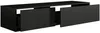 Vente-unique - ARNEGA Waschbeckenmöbel Holz, Platte Schwarz - B 47 cm x H 32 cm x L 150 cm Bild 4
