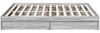 vidaXL Bettgestell mit Schubladen Grau Sonoma 180x200cm Holzwerkstoff 3280641 Bild 5