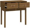 vidaXL Konsolentisch Honigbraun 76,5x40x75 cm Massivholz Kiefer 821752 Bild 4