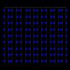 vidaXL LED-Lichtervorhang 3x3 m 300 LED Blau 8 Funktionen 328930 Bild 5