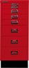 Bisley MultiDrawer™, 29er Serie mit Sockel, DIN A4, 8 Schubladen, Farbe kardinalrot Bild 3