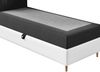 Boxspringbett Chapeni 'Junior 1' beige 80x200 cm Links Bild 4