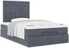 vidaXL Ottoman-Bett mit Matratzen Dunkelgrau 120x190 cm Samt 3313602 Bild 5