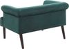 ATLANTIC Home Collection Loveseat Bigsessel Sessel Sofa 1,5-Sitzer Charlie Samt Grün Bild 4