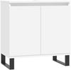 vidaXL 3-tlg. Badmöbel-Set Weiß Holzwerkstoff 3187797 Bild 5