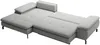 Vente-unique - ARCHIBALD Sofa Stoff Grau - B 104 cm x H 82 cm x L 265 cm Bild 4