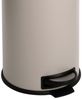 SVITA Mülleimer, Treteimer, Abfalleimer, 20 Liter, inkl. Inneneimer, Stahl, Taupe Bild 3