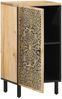 vidaXL Beistellschrank 40x33x75 cm Massivholz Mango 358236 Bild 2