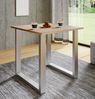 VCM Esstisch Xona 916782 Silber / Sonoma-Eiche H. 76 x B. 80 x T. 50 cm Bild 3