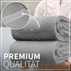 NatureMark Duschtücher 2er-Set Frottier Duschtücher 70x140cm, 100% Baumwolle (2-St), Premium Qualität, DUSCHTUCH, Dusch-Handtuch, 70x140cm, Silber grau Bild 3