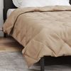 vidaXL Ganzjahresbettdecke Taupe 135 x 220 cm Mikrofaser 42025577 Bild 4