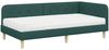 vidaXL Eckbettgestell Dunkelgrün 90 x 190 cm Stoff 3394113 Bild 2