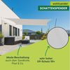 Windhager Sonnensegel Cannes 3x4m cream Sonnenschutz UV-Schutz 50+ Sonnendach Bild 4