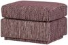 Polsterhocker Lou - Kite-Musterstoff Bordeauxrot Bild 1