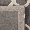 Teppich grau 80x150 cm marokkanisches Muster Kurzflor ZILE Bild 5