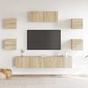 7-tlg. TV-Schrank-Set Sonoma-Eiche Holzwerkstoff [3114512] Bild 3