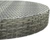 vidaXL Gartentisch Grau 75,5x106 cm Poly Rattan 45860 Bild 3