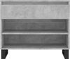 vidaXL Schuhregal Betongrau 70x36x60 cm Holzwerkstoff 831448 Bild 5