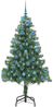 vidaXL Weihnachtsbaum mit 300 LEDs mit Ständer Grün 180 cm PVC 3396387 Bild 4