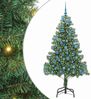 vidaXL Weihnachtsbaum mit 300 LEDs mit Ständer Grün 180 cm PVC 3396387 Bild 2